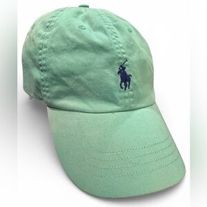 Polo Ralph Lauren Mint Green one size fits all adjustable iconic ball cap EUC